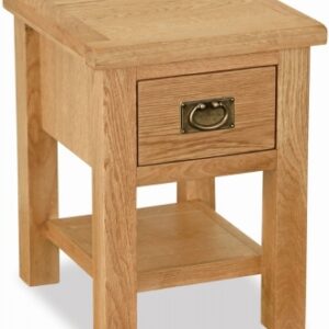 Bergerac Petite Oak lamp table