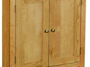 Bergerac Petite Oak corner cupboard