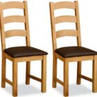 Bergerac petite oak dining chair