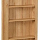 Bergerac petite oak large bookcase