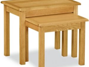Bergerac Petite Oak nest of 2 tables