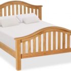 Bergerac oak curved bedframe Bergerac oak curved bedframe