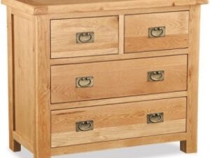 Bergerac Oak 2+2 drawer chest