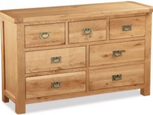 Bergerac Oak 3+4 drawer chest