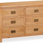 Bergerac oak 6 drawer chest Bergerac oak 6 drawer chest