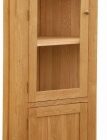 Bergerac oak corner display cabinet Bergerac oak corner display cabinet
