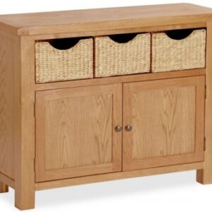 Bergerac Oak  sideboard with baskets