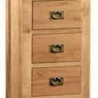 Bergerac oak tallboy