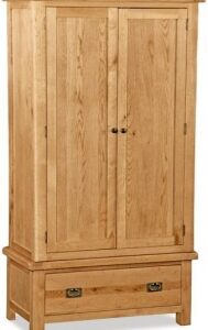 Bergerac Oak gents wardrobe