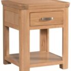 Treviso oak end table with drawer Treviso oak end table with drawer