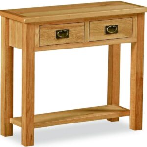 Bergerac Petite Oak console table