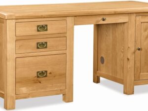 Bergerac Oak double desk