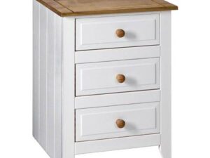 Capri 3 drawer bedside