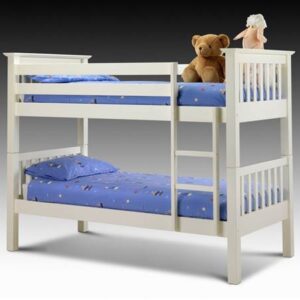 Barcelona white bunk bed