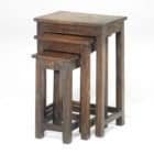 Jali chunky nest of 3 tables Jali chunky nest of 3 tables