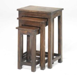 jali chunky nest of 3 tables