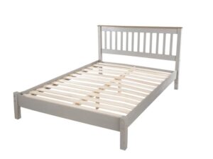 Corona Greywash 4'6 bedframe