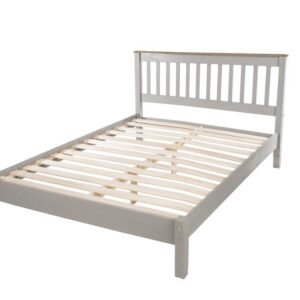 Corona Greywash 4'6 bedframe
