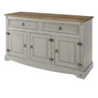 Corona greywash medium sideboard