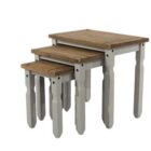 Corona greywash nest of tables Corona greywash nest of tables