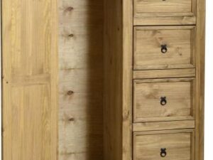 Corona 1 door 4 drawer wardrobe
