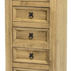 Corona 5 drawer narrow chest
