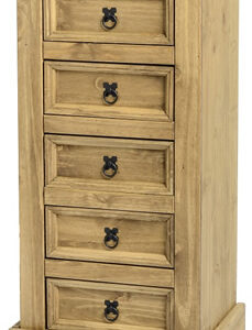 Corona 5 drawer narrow chest