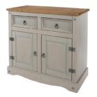 Corona greywash small sideboard