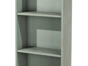 Corona Greywash tall narrow bookcase