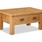 Bergerac oak coffee table with drawer Bergerac oak coffee table with drawer