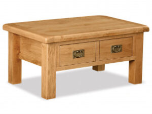 Bergerac Oak coffee table with drawer