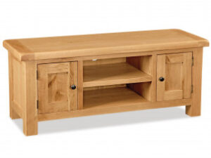 Bergerac Oak large TV unit