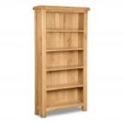 Bergerac oak large bookcase