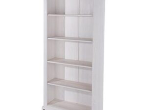 Corona white wash tall bookcase