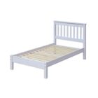 Corona white wash 3' bedframe Corona white wash 3' bedframe