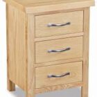 Trinity petite oak bedside cabinet Trinity petite oak bedside cabinet