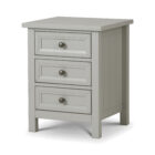 Maine 3 drawer bedside