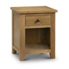 Marlborough oak 1 drawer bedside