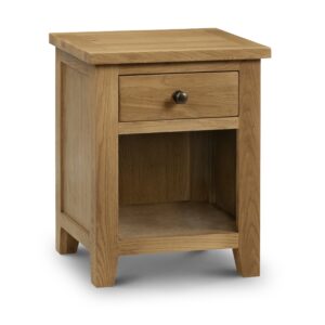 Marlborough Oak 1 drawer bedside