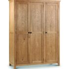 Marlborough oak 3 door wardrobe