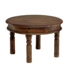 Jali round thacket coffee table