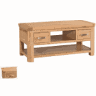 Treviso oak standard coffee table with drawers Treviso oak standard coffee table with drawers