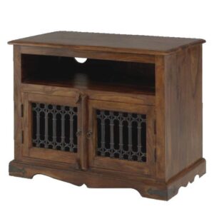 jali large square tv cabinet