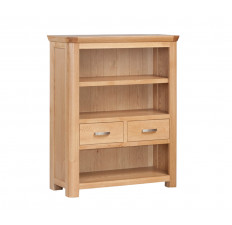 Treviso Oak low bookcase