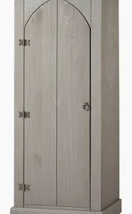 Corona grey wash vestry cupboard