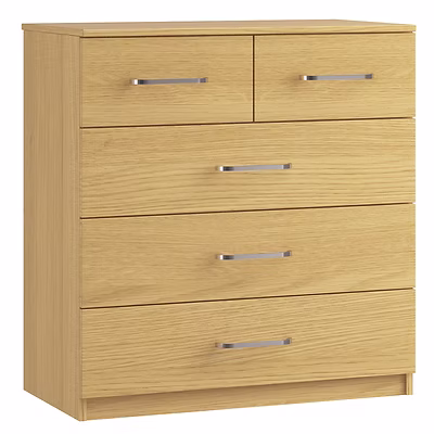 42-ravenna3+2drwchest-v1-(flat) Ravenna 3+2 drawer chest