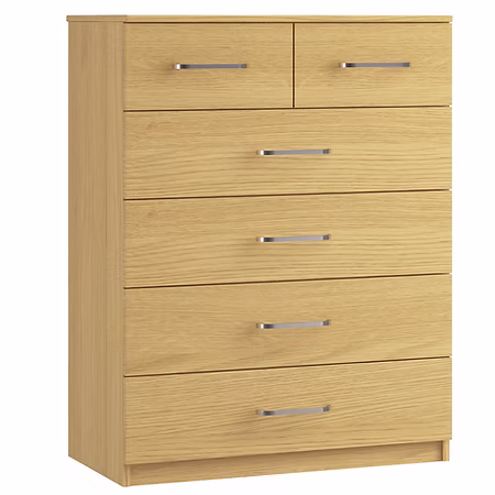 43-ravenna4+2drwchest-v1-(flat) Ravenna 4+2 drawer chest