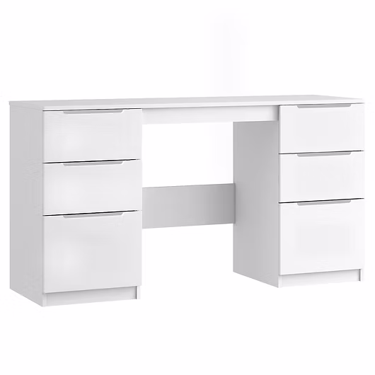 Mayson_40-inch-double-dressing-table-genoa-(white&white) Genoa gloss double dressing table