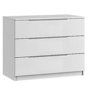 Genoa gloss 3 drawer chest