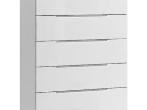 Genoa gloss 5 drawer chest